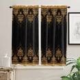 thumbnail image 2 of Retro Geometric Tart Small Curtain Rod Pocket Short Curtains Half Drapes Partition Cabinet Door Window Curtains Home r, 2 of 5