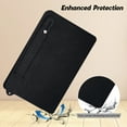 thumbnail image 6 of Protective Case for 6" Amazon Kindle 11th Generation 2024/2022 Released, PU Leather Slim Lightweight Stand Hand Strap  Anti-Scratch Case Cover for Kindle 6 Inch2024/2022, Black, 6 of 7