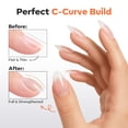 thumbnail image 5 of modelones Builder Top Coat Gel Nail Polish, 15 ML No Wipe Clear Gel Polish Chrome Bond Ultra Gloss for Cat Eye Apex Building Nails Strengthener Extension Long Last Soak Off U V Manicure Gift for Wome, 5 of 9