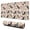 Dachshund and Flower, variant on Long Mouse Pads for Desk,Dog Bones Desk Mats on Top Of Desks, Desk Mouse Pad Extra Large with 3mm Non-Slip Base and Stitched Edge for Gaming,Office,Work,Home 31.5"x11.8"