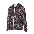 thumbnail image 2 of Pofeuu Snakes And Snake Fruit Print Sun Protection Outdoor Lightweight Full Zip UV Cooling Hoodie Long Sleeve Summer Clothing for Outdoor Hiking-X-Large, 2 of 5