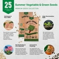 thumbnail image 7 of Organo Republic - 25 Summer Vegetable & Greens Seeds Varieties - 6,510+ Non GMO Heirloom Garden Seeds, 7 of 7