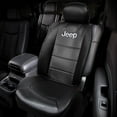 thumbnail image 3 of Plasticolor Housse de Siège 008597R01 Dossier Bas; Logo Jeep; Cuir; Noir; Simple, 3 of 5