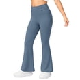 thumbnail image 7 of SUXIAN Girls Leggings Lined Solid Color Jogger Soft Casual Winter Warm Stretchy Trousers Toddler Pants Blue 7-8 Years, 7 of 7