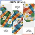 thumbnail image 6 of FORMRS Boys Pajama Pants with Pockets Size 6-8Y Kids Lounge Sleep Bottoms, Green Checkered Daisy, 6 of 8