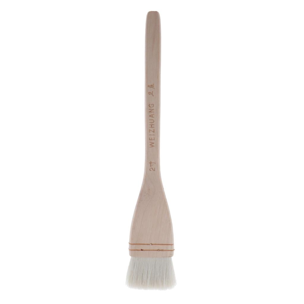 Professional Art Brushes Wooden Handle Paint Brushes Flat Brushes Brush
