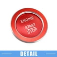 thumbnail image 5 of Unique Bargains Engine Start Stop Button Cover Decal Trim Sticker for Mercedes-Benz a B C GLC GLA CLA ML GL CLS GLK Red, 5 of 6