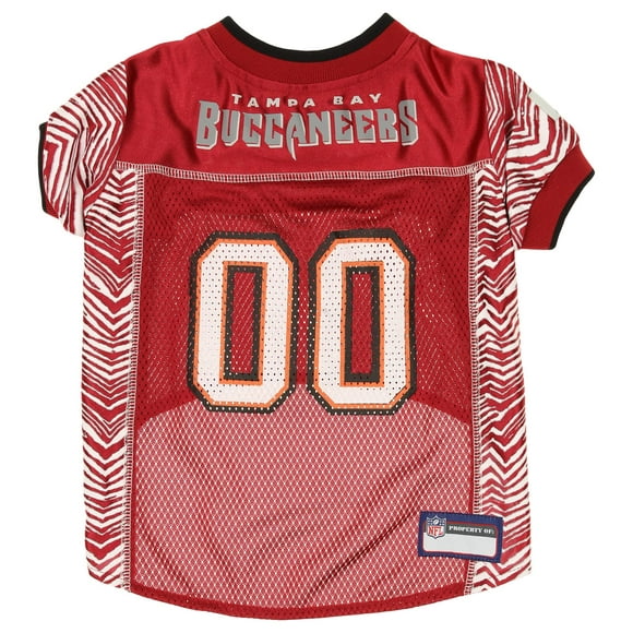 Zubaz NFL Team Pet Jersey for Dogs Tampa Bay Buccaneers Medium