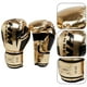 thumbnail image 3 of Guantes Boxeo Muay Thai Guantes Boxeo PU Antidesgarros Guantes Competición Lucha (Oro 10OZ) Adulto, 3 of 9