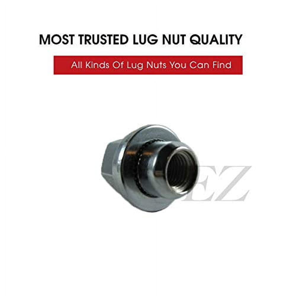 20 Lug Nuts Mag 12mmx1.5 Chrome Open End 13/16" Hex With Washer For Factory Toyota Alloy Wheels