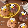 thumbnail image 1 of Bolsa colgante de galleta divertida de ojos grandes, lindo juguete de peluche para pareja, decoración colgante, broche creativo, 1 of 5
