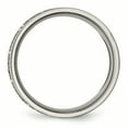 thumbnail image 3 of Titanium Flat 8mm Laser Design Polished Band, 3 of 7