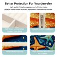 thumbnail image 3 of Starfish Travel Portable Square Jewelry Box Organizer for Rings, Earrings, Necklaces, Bracelets, etc. for Girls and Women, 3 of 6