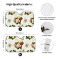 thumbnail image 3 of Disketp Windshield Sun Shade, Car Sun Shade For Front Window Vintage Bike Flower Butterfly Sunshades Sun Visor Protector Blocks Uv Rays Foldable, 3 of 9