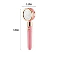 thumbnail image 3 of Turbo Shower Head Home Bath Shower Nozzle Water Heater Filter Shower ,3 Bathing Modes, One Pressurised Water Stop Function Shower Head., Xinsrenus Under $5! Turbo Shower Head Home Bath, 3 of 7