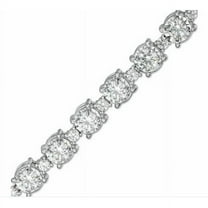 5.50CT Lab Grown Diamond Round Cut Tennis Bracelet 14K White Gold Fine Jewelry for Women Gifts