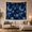 Dragonfly Moons, variant on Celestial Nightscape with Dragonflies and Crescent Moons, Mystical Fantasy Style for Space Lovers, Celestial Home Decor, Mother's Day Gift Tapestry Wall Hanging for Bedroom and Living Room