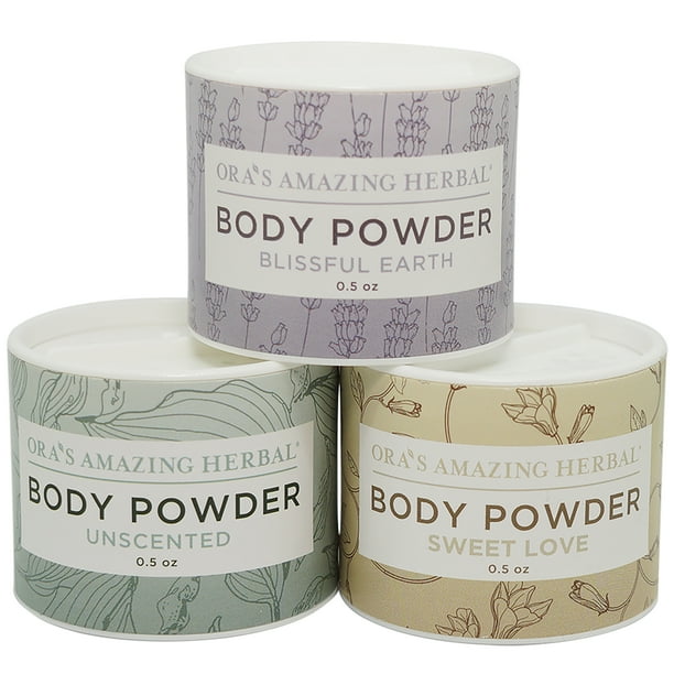 Body Powder For Women and Men, Talc Free Scented Dusting Powders