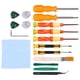thumbnail image 2 of Kit de reparación de repuesto de joystick 17 en 1 con destornillador para interruptor N para controlador N Switch Lite, 2 of 8