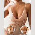 thumbnail image 5 of Womens Lace Lingerie Bra, Soft Deep V Push up Brassieres, Comfortable No Underwire Support Lingeries, 5 of 7