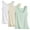 Green, variant on Women's 3-Pack Tank Top Set, Sleeveless Seamless Icy Silk Base Layer Camisoles, Value Pack of Lightweight Undershirts for Summer Comfort Beige L