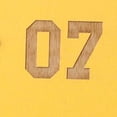 thumbnail image 2 of Personalized Yellow Wood Football Helmet Plaque, 2 of 8