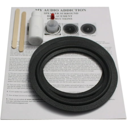 Speaker Surround Repair Kit for JBL 6.5 TLX-12 MR-26 MR-38 MRV-308 MRV-310 6 1/2