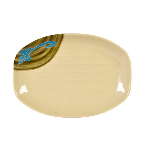 Excellante Wei Melamine Dinnerware Collection 23 oz., 10 3/4" x 7 7/8" Teriyaki Tray, Comes In Dozen