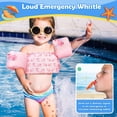 thumbnail image 4 of Chaleco de natación MoKo para niños pequeños de 9 a 23 kg con forma de ballena rosa de 20 a 50 libras, 4 of 7