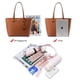 thumbnail image 4 of Bolsos LOVEVOOK Monederos para mujer, 3 piezas, cuero sintético marrón, 4 of 7