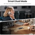 thumbnail image 4 of Camlekor AI Voice Recorder Pen with Protective Case Smart Pen Recorder Supporting App Control 152 Languages 64GB Storage Capacity Ideal for Lectures, Meetings, and Calls Gray Model, 4 of 11