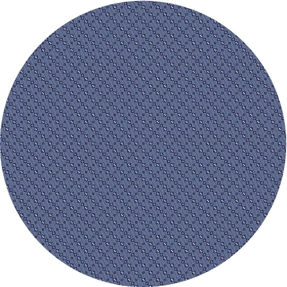 Ahgly Company Indoor Round Patterned Blue Whale Blue Area Rugs, 7' Round