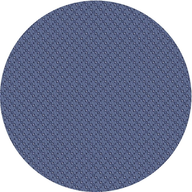 Ahgly Tapis d'Intérieur Lavable en Machine Carré Transitionnel Bleu, 3 Pieds Carré