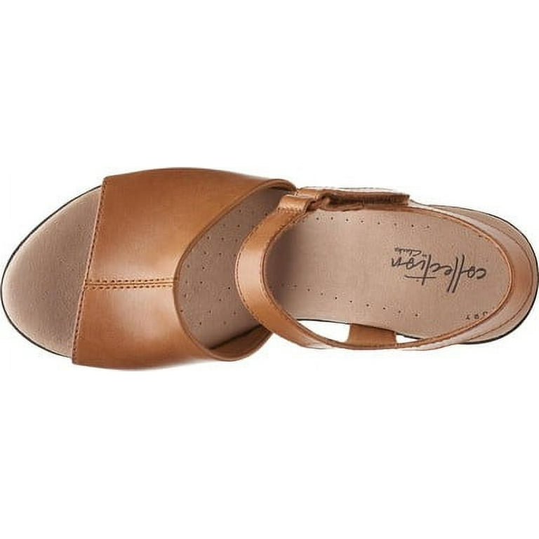 Women s Clarks Annadel Clover Wedge Sandal Walmart