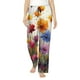 thumbnail image 1 of Fotbe Colorful Wildflower Meadow Pantalones de Pijama para Mujer, Pantalones de Dormir, Pantalones Pj con Cordón y Bolsillos-Medium, 1 of 6