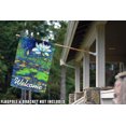 thumbnail image 4 of Toland Home Garden Lotus Welcome Flower Spring Flag Double Sided 28x40 Inch, 4 of 5