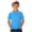 AP16_Sky Blue, variant on Lumtrix Boys Solid Uniform Short-Sleeve Polo Shirt | Breathable Short Sleeve Tops Collared Button Down Tees Light pink 130