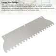 thumbnail image 4 of Square Notched Tile Trowel Stainless Steel Square Notch Trowel 2/5 X 2/5 Inch for Large Format Tiles and Flooring Installation, 4 of 7