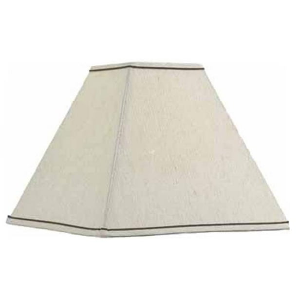 Kenroy Home FMSH856-14-TPLN Abat-Jour Lampe Carrée Taupe de 5,5 Pouces&44; Pack de 6