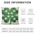 thumbnail image 5 of Awypu  St.Patricks Day Pillow Covers 18X18 Inch,Polka Dots Shamrock Decorations Holiday Spring Decorative Pillow Case Decor for Sofa Couch (Green), 5 of 5