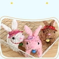 thumbnail image 2 of kjfeif 7.48" Bunny Toys Interactive Electronic Pet Toys Bunnies Can Walk and Talk, Easter Plush Stuffed Bunny Toy Walking Rabbit Educational Toys for Kids, Interactive Bunny Toys, 2 of 9