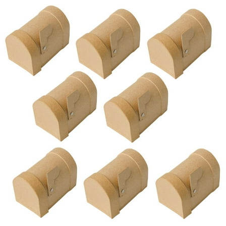 8pc Paper Mache Mailbox Set - for DIYs - Factory Direct Craft