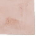 thumbnail image 5 of Linon Maven Faux Rabbit Pink 3' X 5' Rectangle Area Rug RUGFR0435, 5 of 6