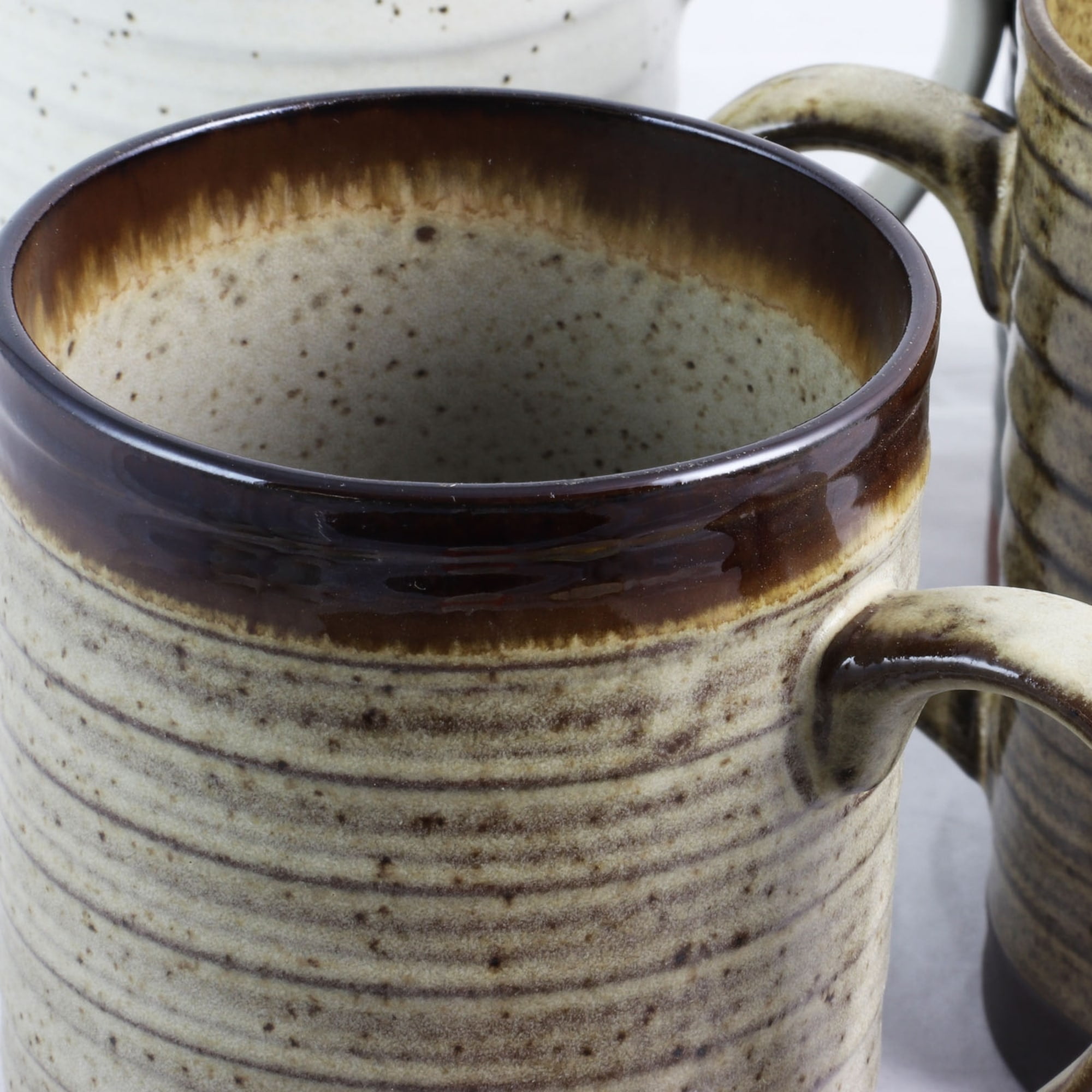 Gibson Home Terra Bella 4 Piece 18.5 oz. Mug Set in Assorted Colors