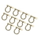 thumbnail image 5 of 10x hebillas de , grillete de cadena, llave Chian hecha a mano, aleación de Zinc, aro de Metal, bloqueo, anillos en D, grillete de arco para Oro, 5 of 8