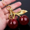 thumbnail image 5 of tegongse Fashion Cherry Hanging Charm Multifuntional Apples Bag Ornament Party Jewelry Keychain Present for Friend Fashion Lover, 5 of 9