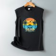 thumbnail image 4 of Camiseta holgada sin mangas con cuello redondo y estampado de moda para mujer Pompotops lopia993890, 4 of 4