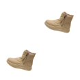 thumbnail image 1 of Qarigey Estilo de invierno con estas botas de nieve a media pantorrilla para mujer Botas de nieve con cremallera lateral y punta redonda para Type2 NO2, 1 of 1