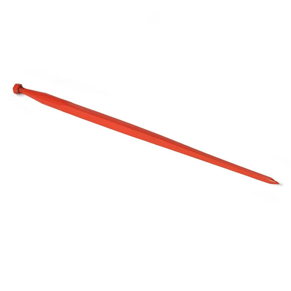 39" Square Hay Bale Spear 1350lbs capacity 1 3/8" wide w/ nut and sleeve Conus 1