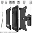 thumbnail image 6 of Tri-Shield [DESIGNER PRINT SERIES] Rugged Case Metal Kickstand Cover + Belt Clip Holster [CHIC DESIGN] for Samsung Galaxy NOTE 10 PLUS phone (SM-N975, SM-N976) 10+, 6 of 10
